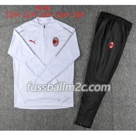 AC Mailand Kinder Sweatshirts Anzüge Weiß 2018-2019